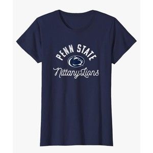 Penn State University Nittany Lions Logo T-Shirt Women’s Size L 100% Cotton New